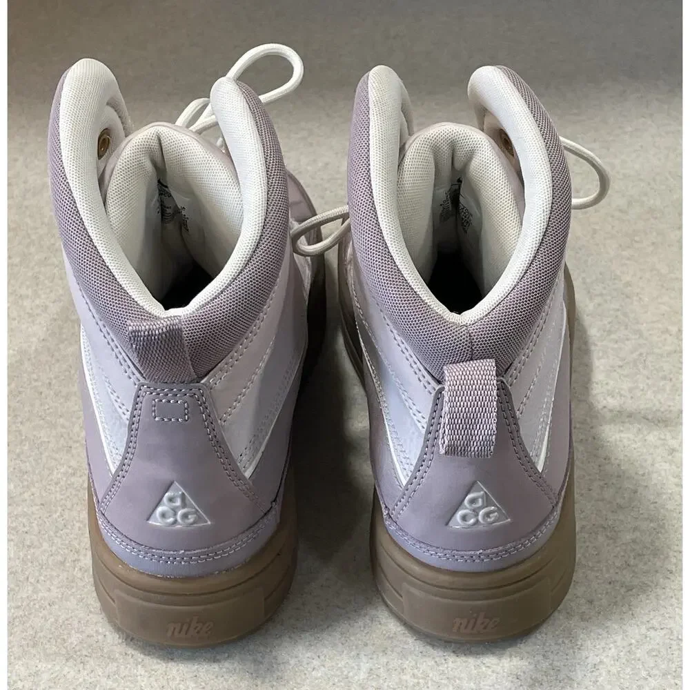 Nike ACG-Woodside 2 High Top Boot Sneaker Light Violet Youth Size 7 (HF0767 200)